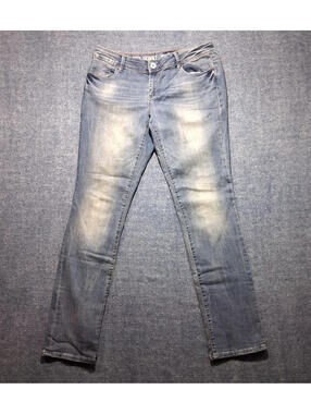 DKNY Women's Size 32x32 Medium Rise, Medium Wash, Stretch Denim Blue Jeans